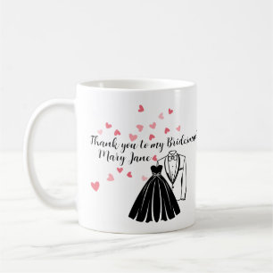 Mug Cadeau de remerciement pour Demoiselle d'honneur,