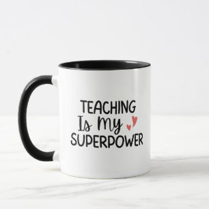 Mug Cadeau de remerciement pour enseignant 'Enseigner