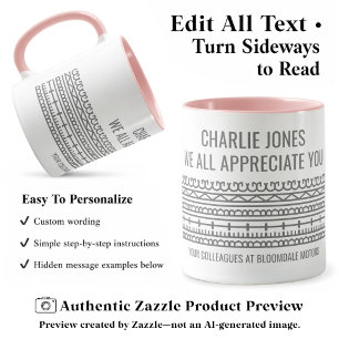 Mug Cadeau de retraite drôle personnalisé avec message