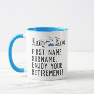 Mug Cadeau de retraite personnalisé