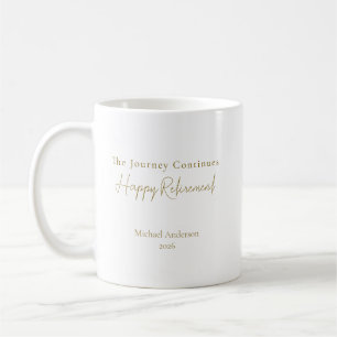 Mug Cadeau de retraite personnalisé pour poursuivre le