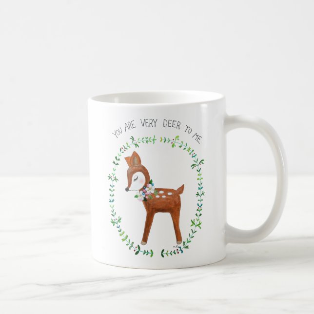 Mug Cadeau de Saint-Valentin vous êtes très des cerfs (Droite)