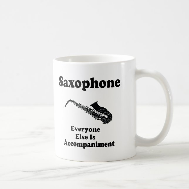 Mug Cadeau de saxophone (Droite)