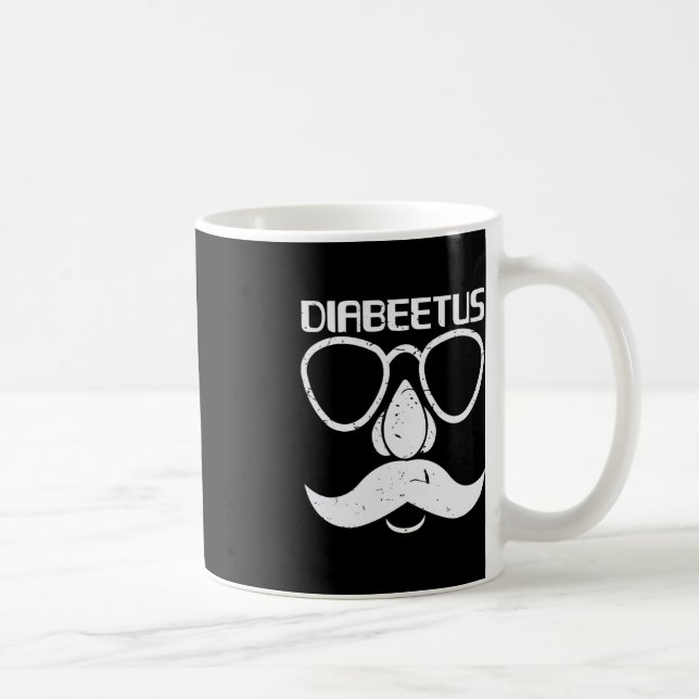 Mug Cadeau de sensibilisation Diabeetus Beard Diabète (Droite)