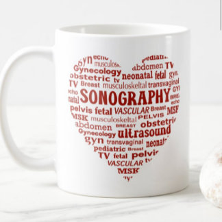 Mug Cadeau de sonographe spécialisé en sonographie à c