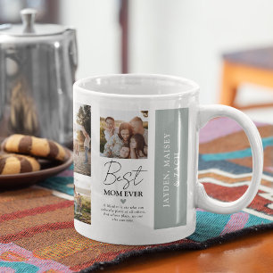 Mug Cadeau de souvenir de grille de photo de mère mode