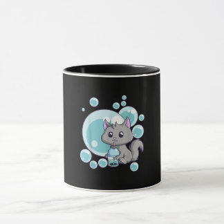 Mug Cadeau de thé bulle de chat | Funny Boba Tea Cats 