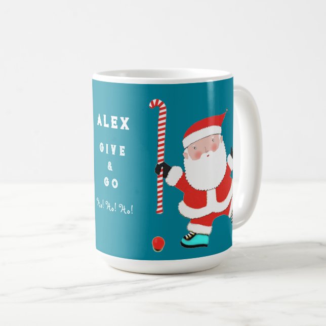 Mug Cadeau de vacances de hockey sur gazon (Devant droit)