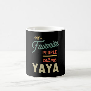Mug Cadeau de Yaya Grandma préférée pour les femmes