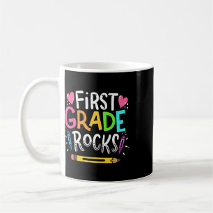 Mug Cadeau d'enseignant de 1re année 1re année Rock