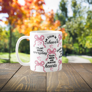 Mug Cadeau d'enseignant personnalisé avec affirmation 