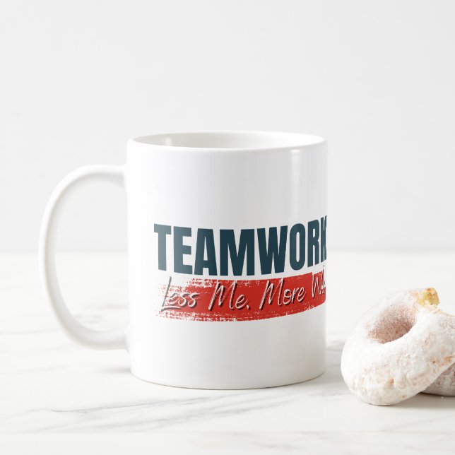 Mug Cadeau d'entreprise pour motiver le travail d'équi (Avec donut)
