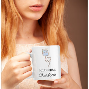 Mug Cadeau d'infirmière de soins intensifs modifiable