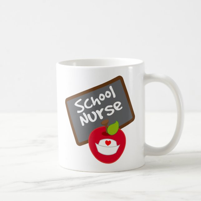 Mug Cadeau d'infirmière d'école (Droite)