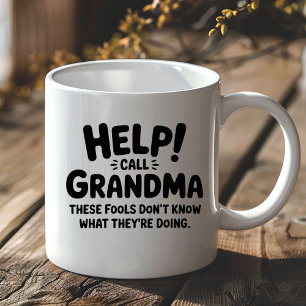 Mug Cadeau drôle d'aide à appeler grand-mère Grand-mèr