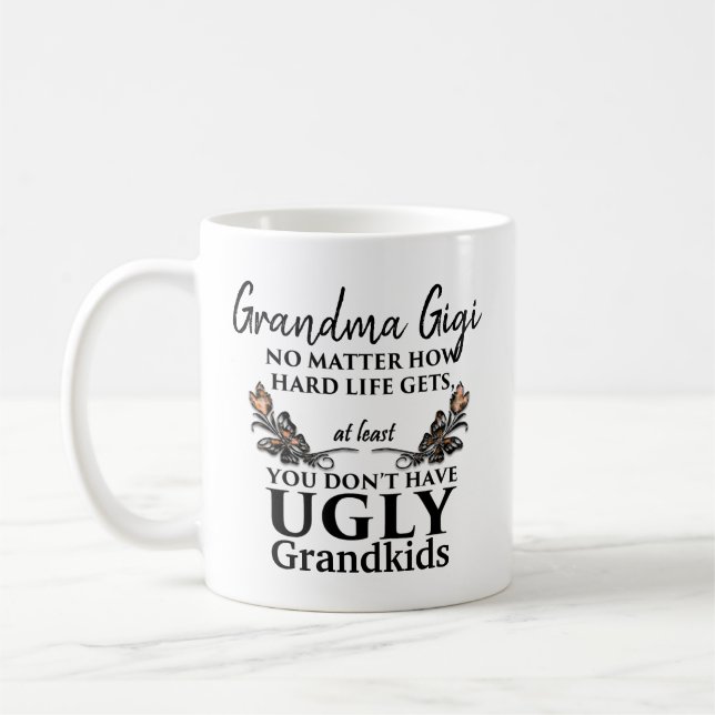 Mug Cadeau drôle de grand-maman - aucuns (Gauche)