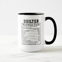 Cadeau drôle de nutrition pour quilteur