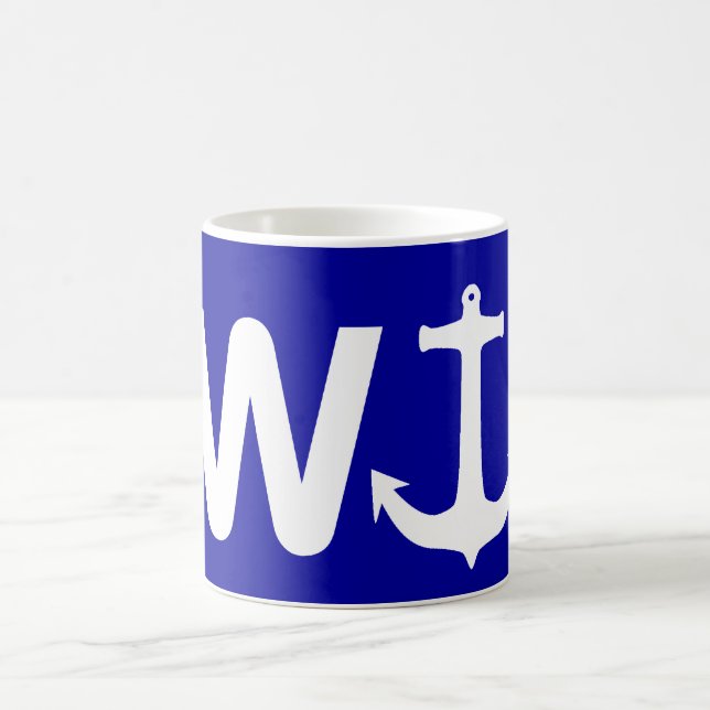Mug Cadeau drôle de plaisanterie de Wanchor d'Ancre de (Centre)