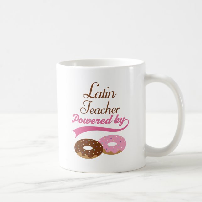 Mug Cadeau drôle de professeur latin (Droite)