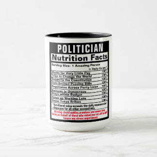 Mug cadeau drôle politicien