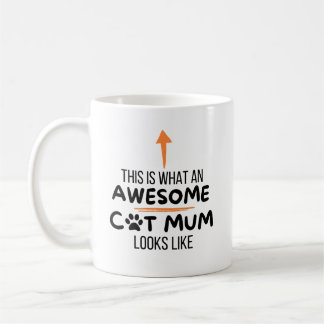 Mug Cadeau drôle pour maman de chat pour amateur de ch