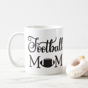 Mug Cadeau drôle pour maman de footballeur universitai