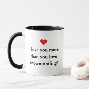 Mug Cadeau drôle pour mari motoneigiste
