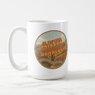 Mug Cadeau du désert du parc d'État d'Anza Borrego vin