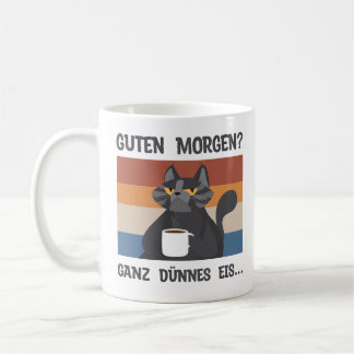 Mug Cadeau du matin pour un chat amoureux du café
