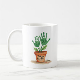 Mug Cadeau Éditable Enseignant Avec Empreinte D'Art