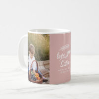 cadeau familial photo petit-enfant typographie sim