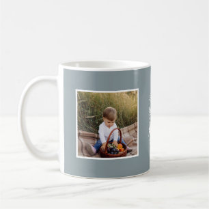 Mug cadeau famille photo petit enfant simple