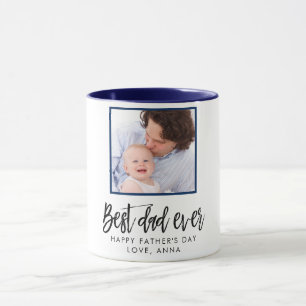 Mug Cadeau Fête des pères personnalisé photo person
