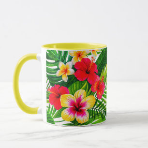 Mug Cadeau floral tropical