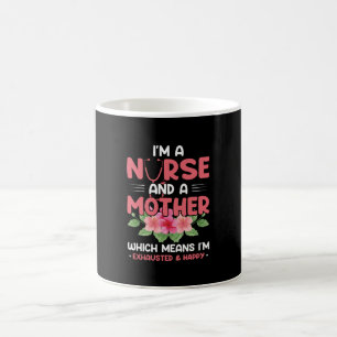 Mug Cadeau infirmière Je suis infirmière et mère