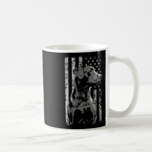 Mug Cadeau Labrador noir drapeau USA patriotique pour 