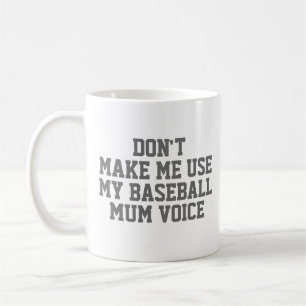 Mug cadeau maman de baseball Drôle Citation Slog