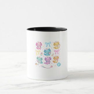 Mug Cadeau mignon et kawaii d'infirmière axolotl pour