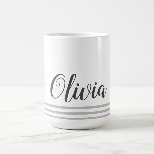 Mug Cadeau mignon isolé avec nom personnalisé en écrit (Centre)