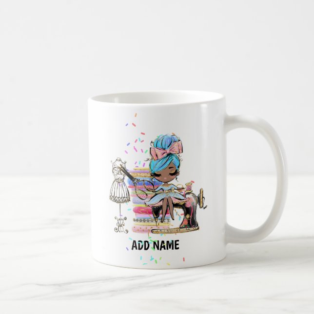 Mug Cadeau mignon pour le fabricant de vêtements, Cout (Droite)