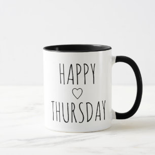 Mug Cadeau Minimaliste Bonne Énergie Gratitude Positif