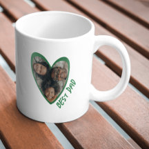 Mug cadeau papa père - Photo personnalisée et mess