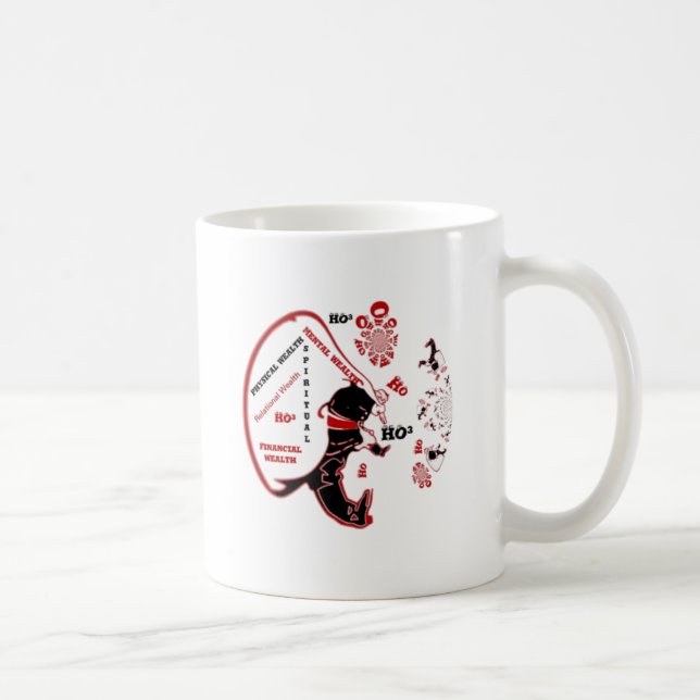 Mug Cadeau Père Noël Secret - Prospérité et Richesse (Droite)