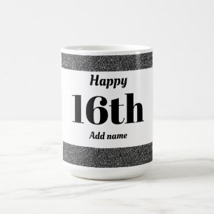 Mug Cadeau personnalisé assez élégant 16ème de tas