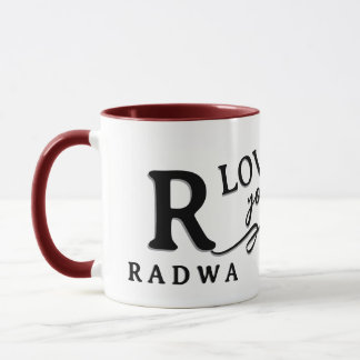 Mug & Cadeau personnalisé avec initiale et nom