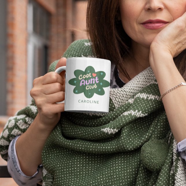 Mug Cadeau personnalisé Cool Tante Club pour Tante Ret (Créateur téléchargé)