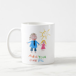 Mug Cadeau personnalisé de fête des pères des enfan