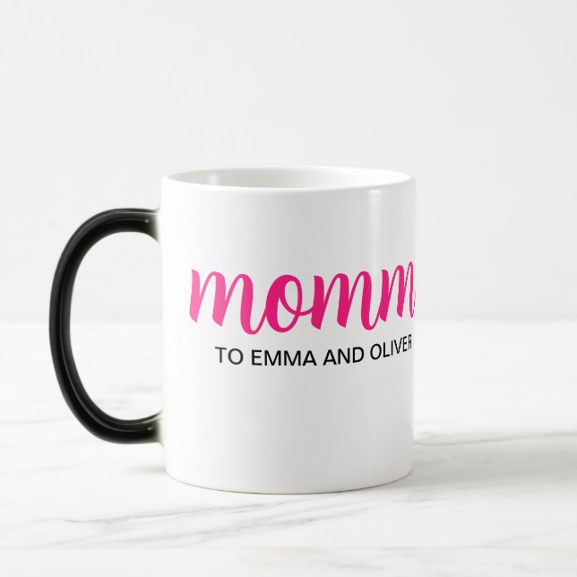 Mug cadeau personnalisé de la fête des mères (Gauche)