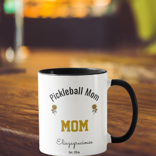 Mug Cadeau personnalisé de pickleball pour maman simpl