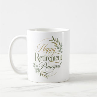 Mug Cadeau personnalisé de retraite heureuse pour dire